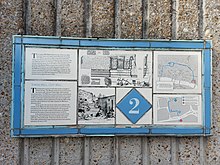 London Roman Wall – Museum of London Plaque 2