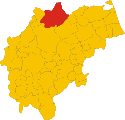 Cingoli within the province of Macerata