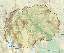 Kumanovo uprising is located in North Macedonia