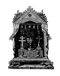 The Grande Châsse, or reliquary, in 1790