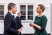 Secretary Blinken with Danish Prime Minister Mette Frederiksen in Copenhagen, Denmark, May 2021