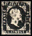 Stamp of the Kingdom of Sardinia, 1851