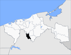 Location of the municipality in Tabasco.