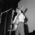 Image 17Tommy Steele, one of the first British rock and rollers, performing in Stockholm in 1957 (from Rock and roll)