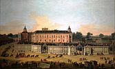 View of the Royal Palace of Aranjuez by Francesco Battaglioli in 1756. Museo del Prado