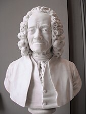 Bust of Voltaire by Jean-Antoine Houdon (1778)