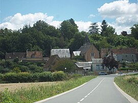 A general view of Vouvray-sur-Huisne