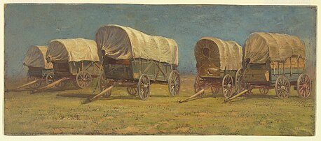 Covered wagons c. 1871