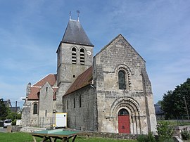The church of Condé-sur-Aisne
