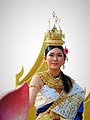 Lady Songkran parade at Songkran festival, Bangkok