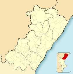 Vall de Almonacid is located in Province of Castellón