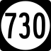State Route 730 marker