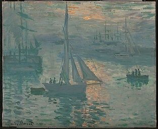 Claude Monet, Sunrise (Marine), 1873