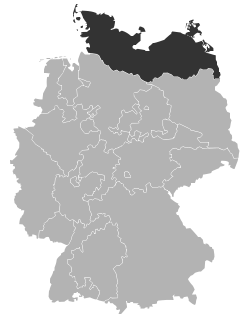 Extent of Evangelical Lutheran Church in Northern Germany