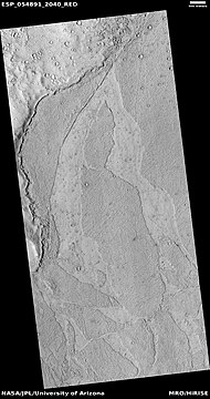 Lava rafts, as seen by HiRISE under HiWish program