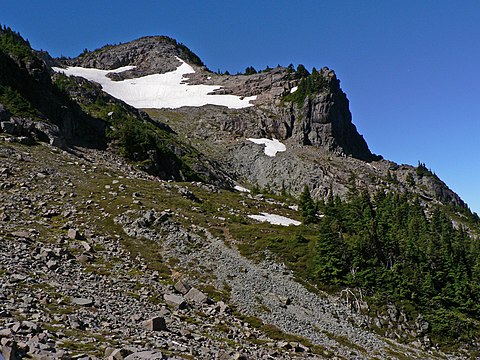 Fay Peak from Knapsack Pass
