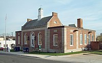 Colonial Revival port office in Hyattsville, Maryland