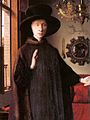 Arnolfini Portrait (detail) by Jan van Eyck