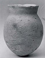 Jar; mid 6th–5th millennium BC; ceramic; 15.24 cm; Tell Abu Shahrain; Metropolitan Museum of Art