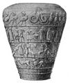 Clearer reproduction of the Etruscan bronze situla at the top of the page.