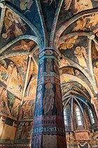 Frescoes inside the Holy Trinity Chapel