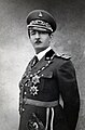 King Zog I of Albania, the orders founder, wearing the star of the Grand Cross.