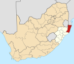 uMkhanyakude District within South Africa