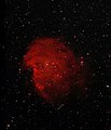 Monkeyhead nebula taken with a 140mm refractor by amateur astronomer Mark Johnston