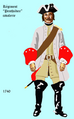 Uniform of the Penthievre Cavalry from 1740 to 1757