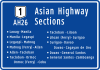 Asian highway segments