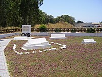 Cemetery for Napoleon's soldiers in Acre, including the grave of General Caffarelli