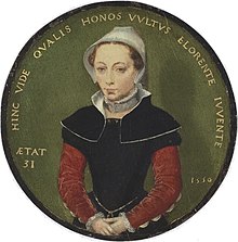 Portrait of a thirty-one year old woman, 1550