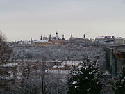 Southern view of the convent from Vyšehrad