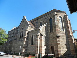 The church of Saint-Étienne-de-Saint-Geoirs
