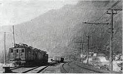 Wellington depot before the 1910 avalanche
