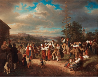Midsummer Dance in Rättvik (1852)
