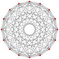 2{3}2{3}2{4}4, or , with 16 vertices, 96 edges, 256 faces, and 256 cells
