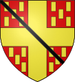 Coat of arms of Gaspard bastard d'Autel.