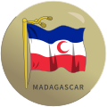 Badge of French protectorate of Madagascar