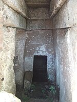 Tomb entry at Banditaccia necropolis