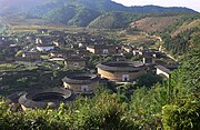 Walled tulou villages