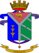 The coat of arms of the 8° Engineer Regiment of the Italian Army