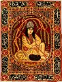 Dervish Azerbaijani rug, XIX c. Tabriz school, State Museum of Azerbaijan Carpet and Applied Art
