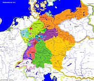 Deutschland 1812 unter Napoleon