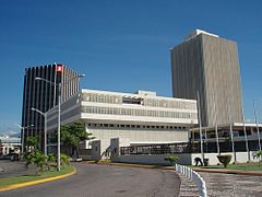 Downtown Kingston, Scotia Bank and the Bank of Jamaica
