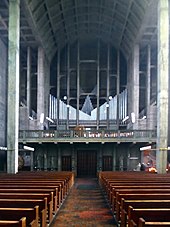 Empore mit Orgel der röm.kath.St. Anton Kirche, Basel