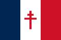 Flagge der Forces françaises libres im 2. Weltkrieg