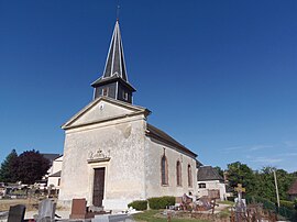 The church of Saint-Agnan in Écorches
