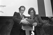 H.H. ter Balkt (right) with Han Lammers in 1974