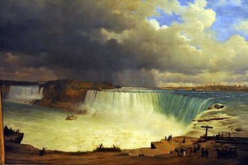 Table Rock, Niagara Falls (1850)